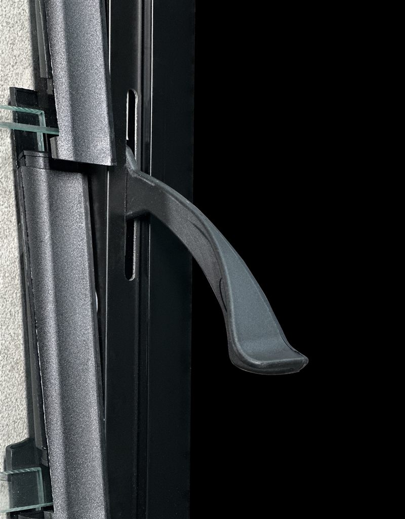 Louver control handle mechanism
