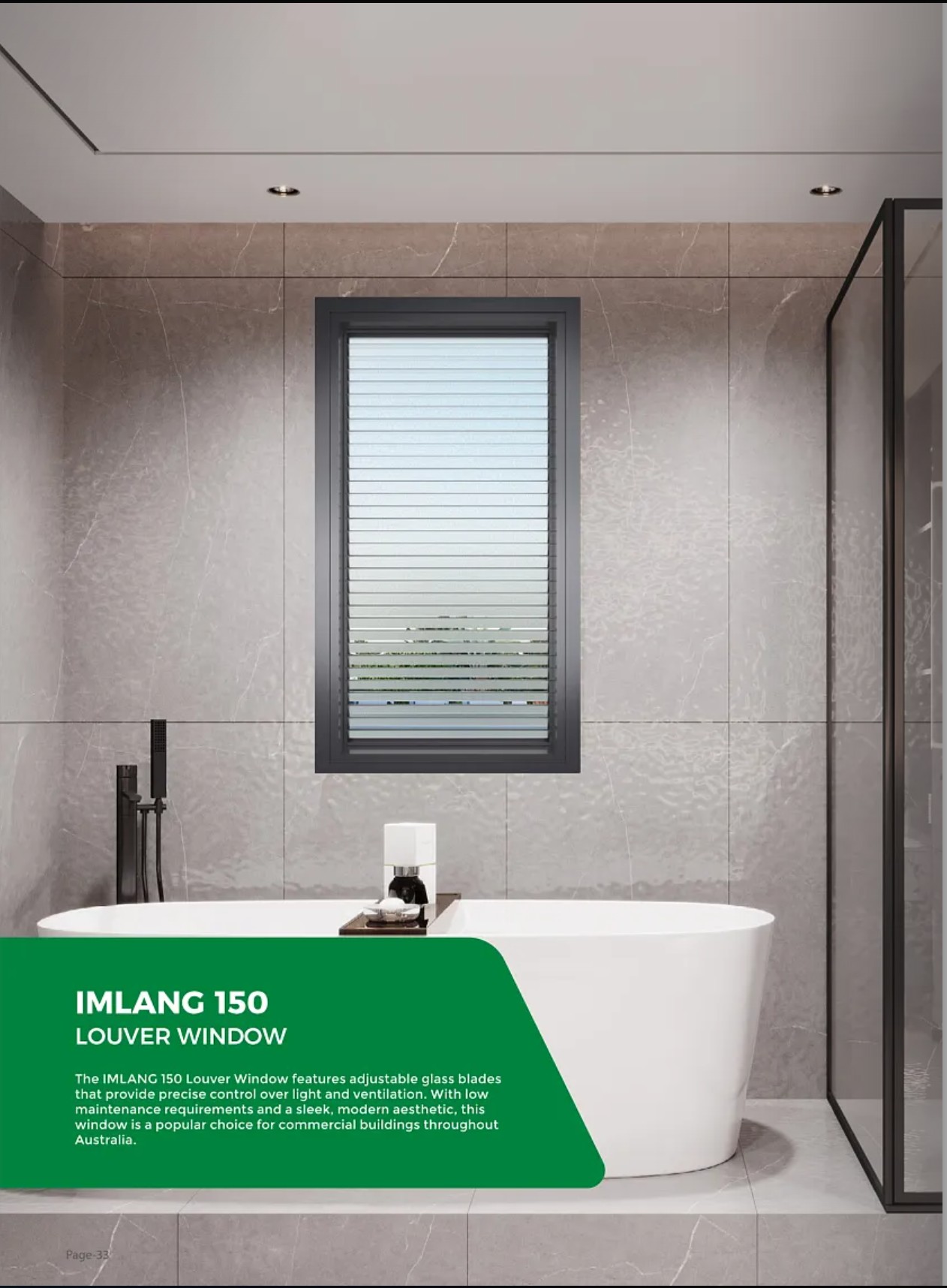 IMLANG 150 Louver Window